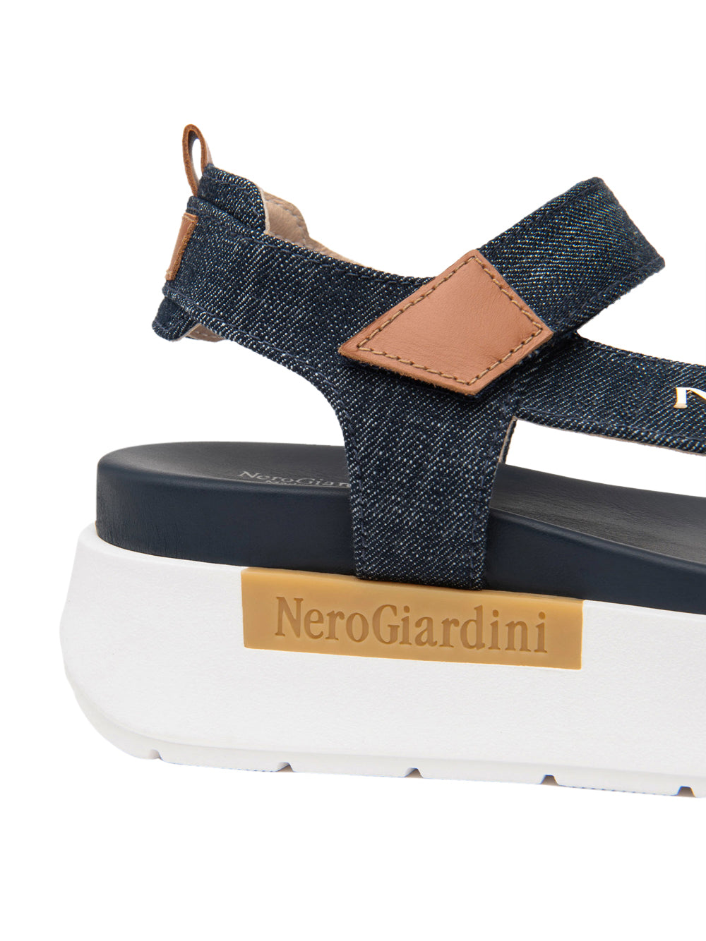 NERO GIARDINI Sandali platform Donna - Blu modello E513691D