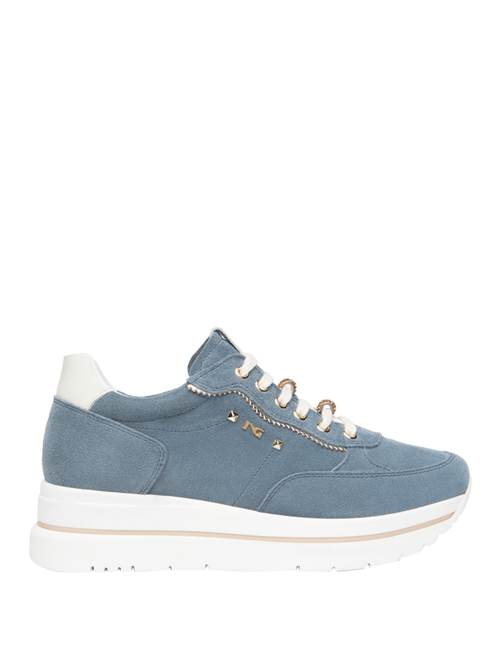 NERO GIARDINI Sneakers platform Donna - Celeste modello E615200D