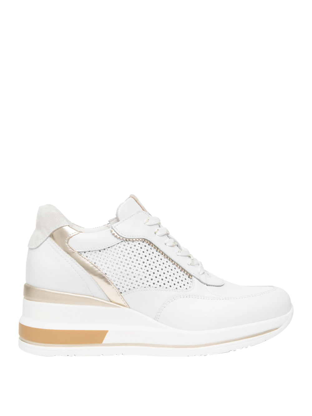 NERO GIARDINI Sneakers con zeppa Donna - Bianco modello E615234D
