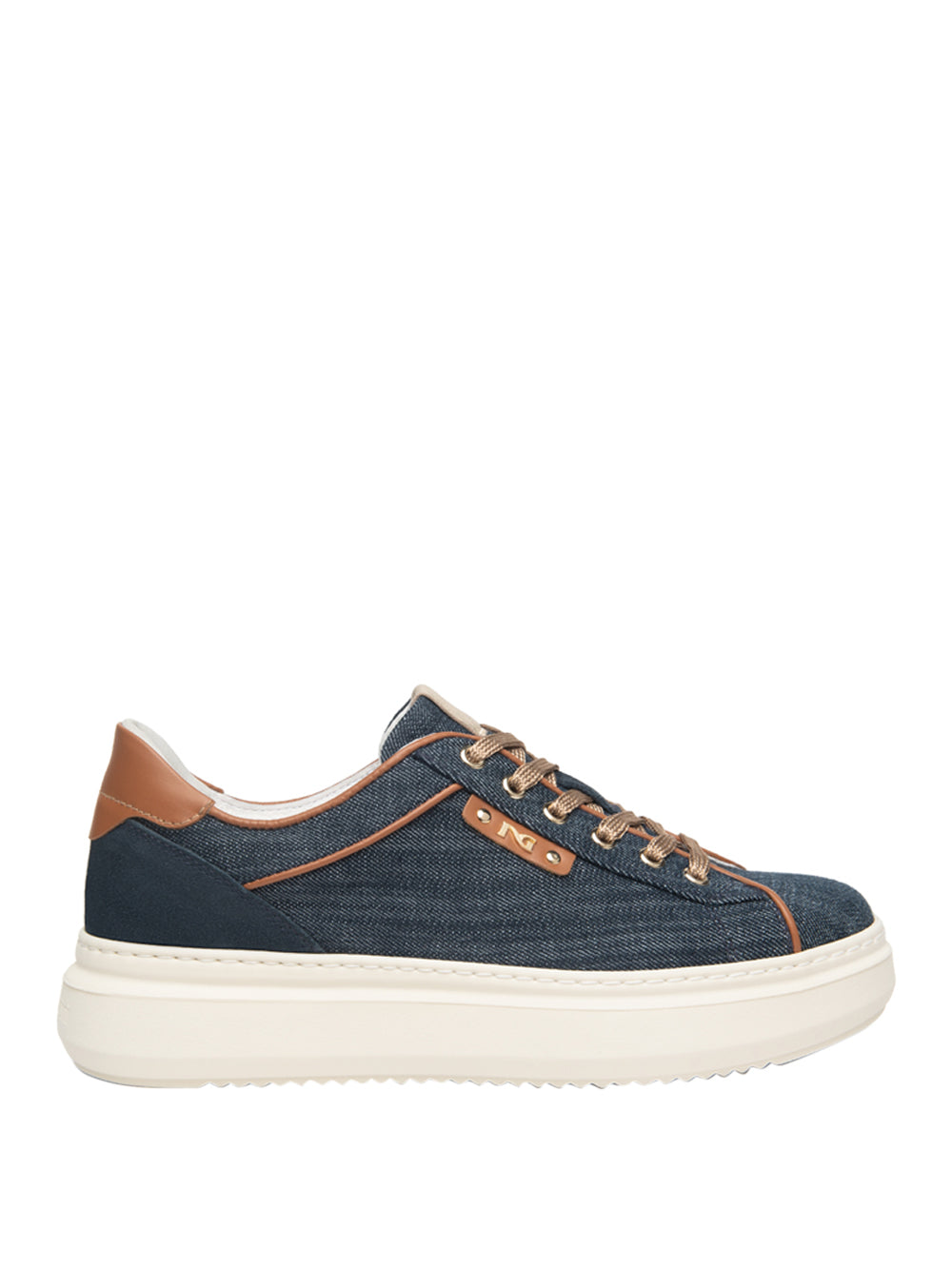 NERO GIARDINI Sneakers platform Donna - Blu modello E615280D