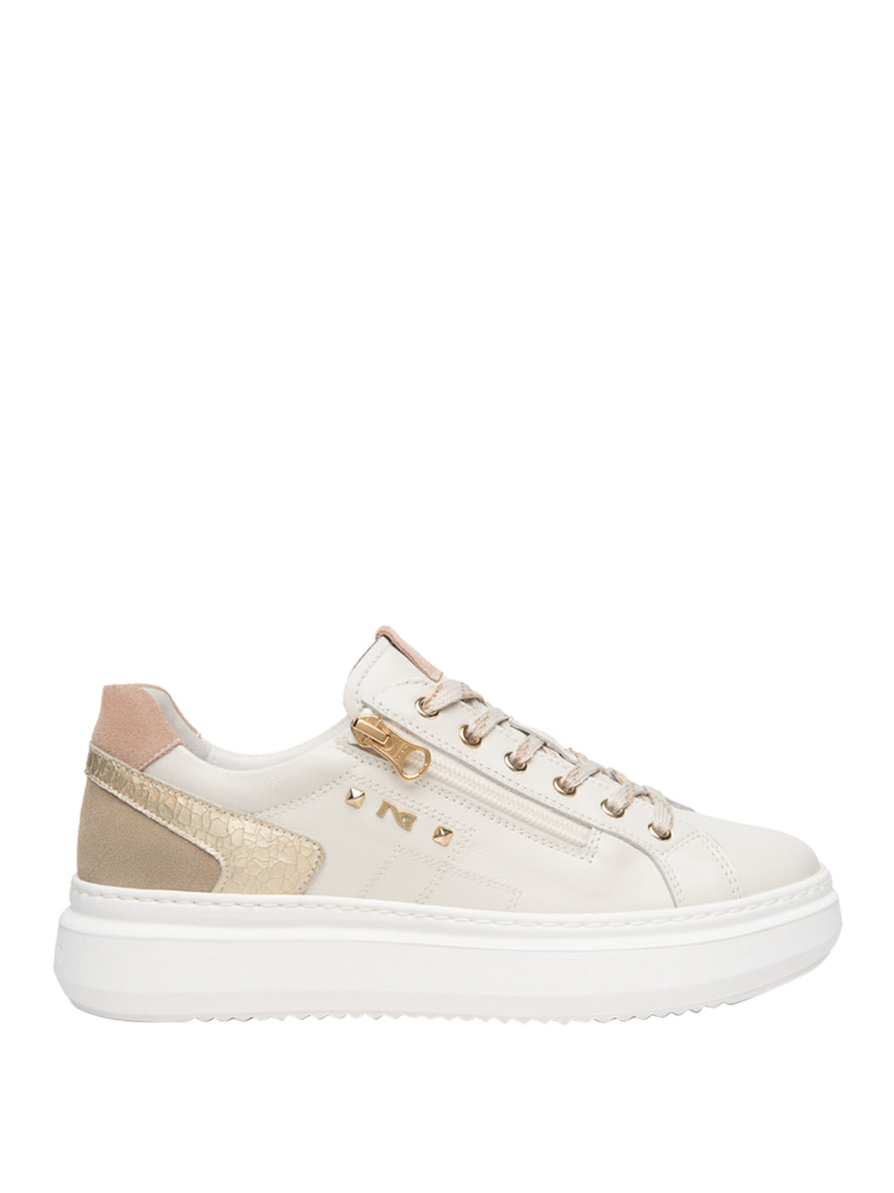 NERO GIARDINI Sneakers platform Donna - Beige modello E615285D