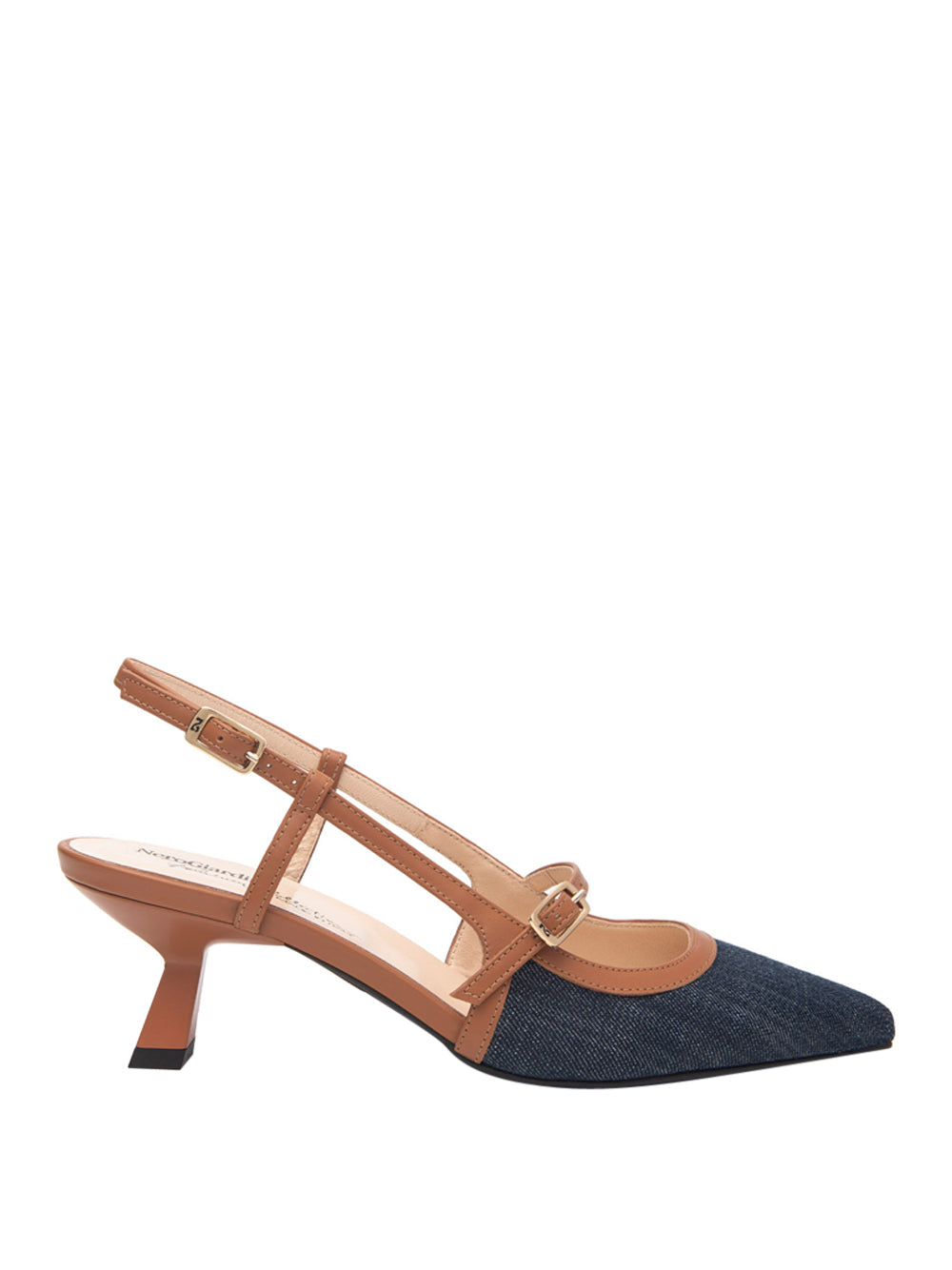 NERO GIARDINI Decollete sling back Donna - Blu modello E615470D