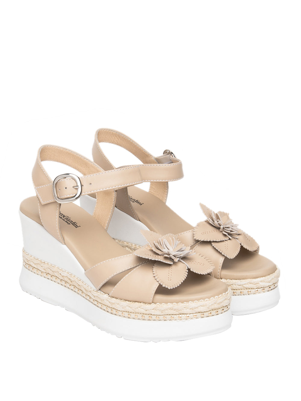 NERO GIARDINI Sandali con zeppa Donna - Bianco modello E616012D