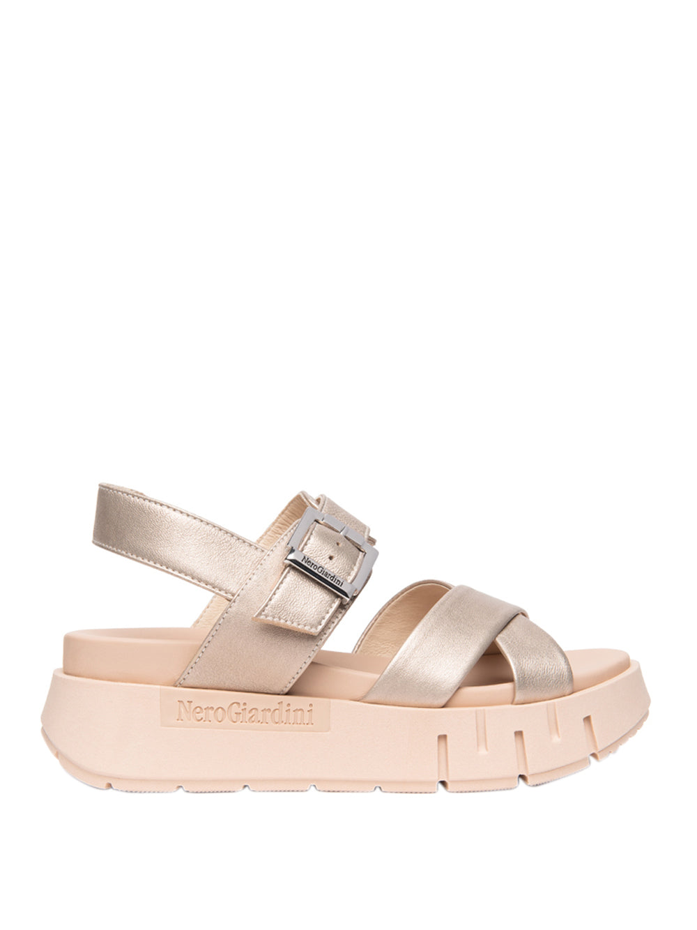 NERO GIARDINI Sandali platform Donna - Grigio modello E617064D