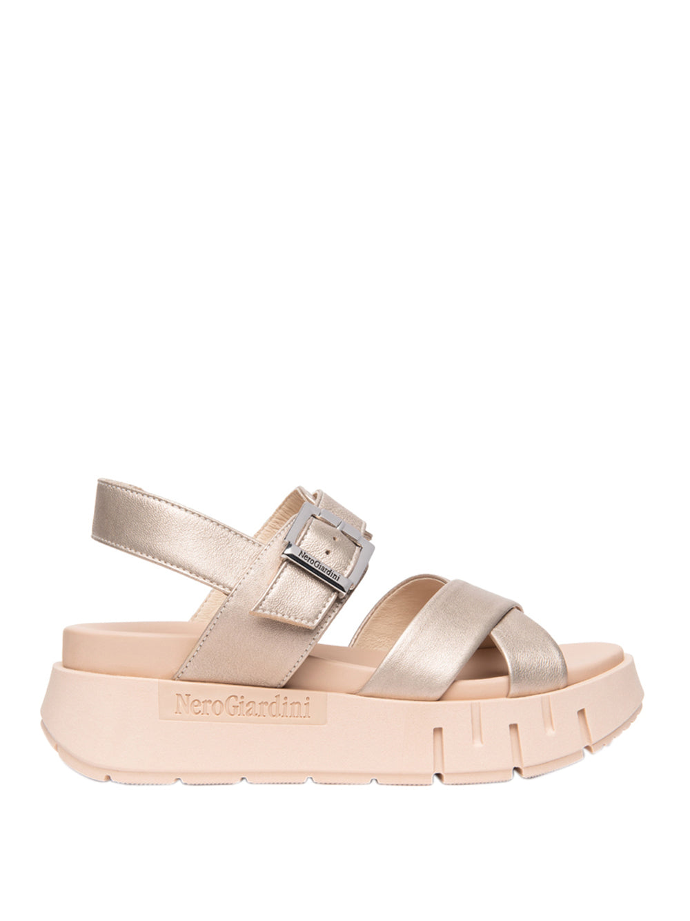 NERO GIARDINI Sandali platform Donna - Grigio modello E617064D