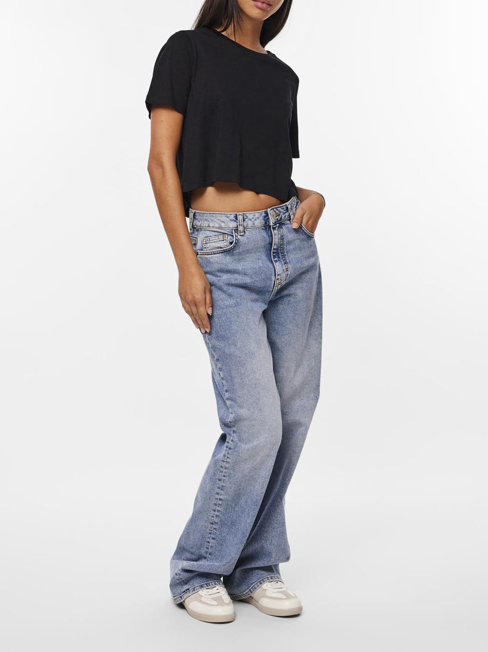PIECES T-shirt Donna - Nero modello 17146319