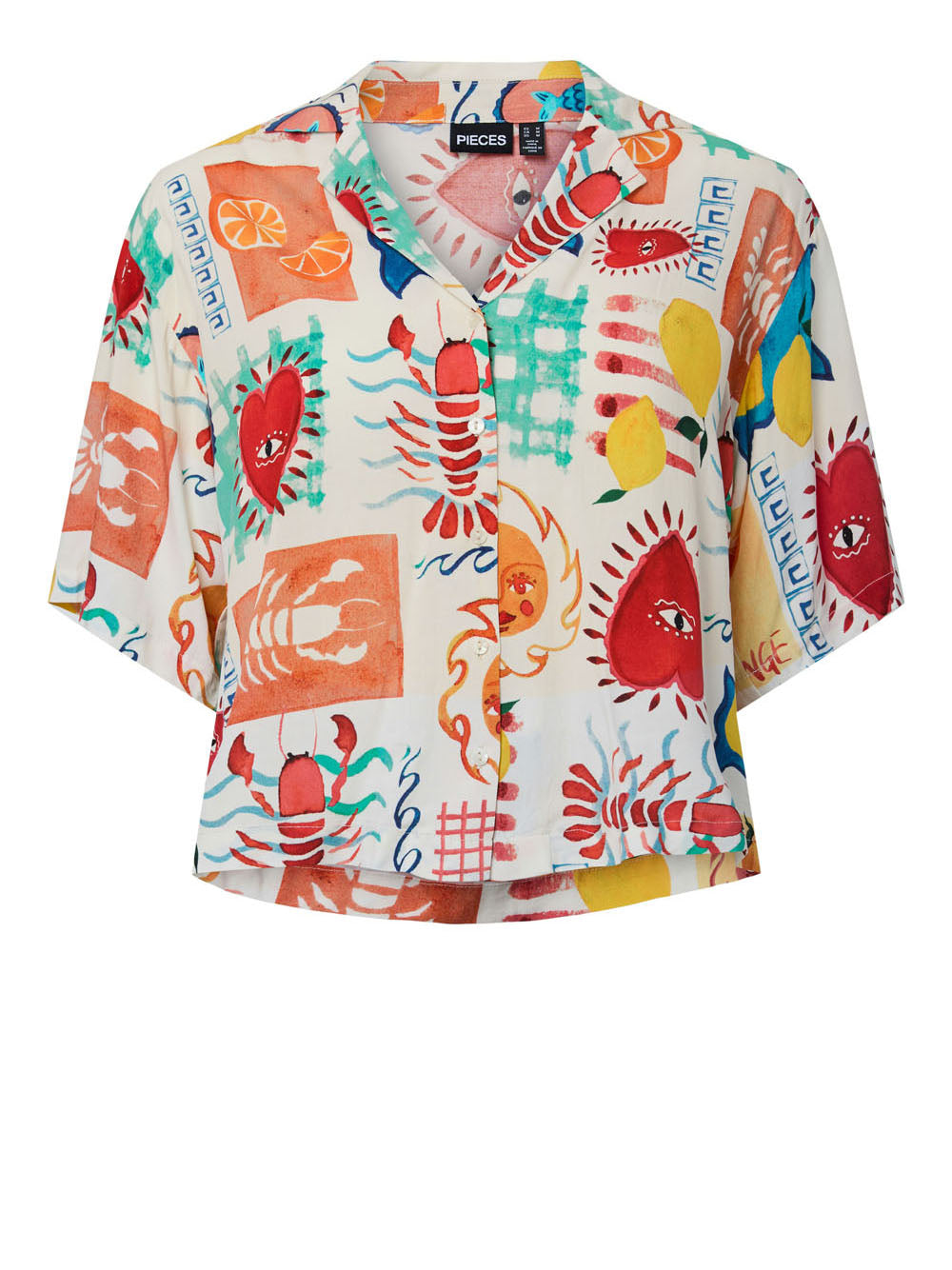 PIECES Camicia Donna - Fantasia modello 17162805