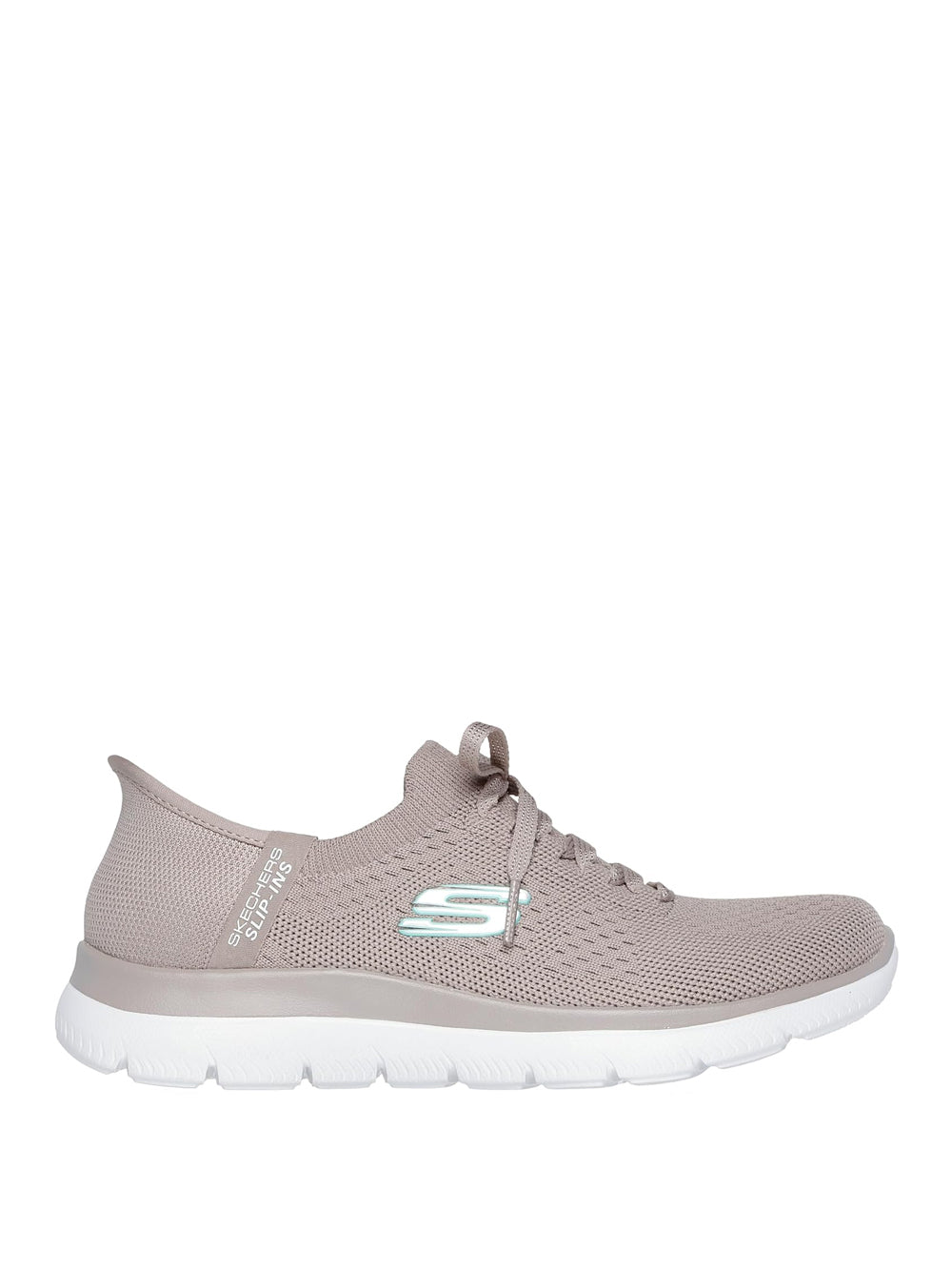 SKECHERS Sneakers slip-in Donna - Beige modello 150263