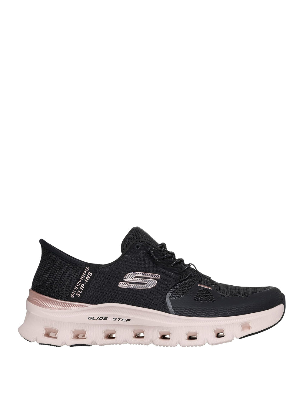 SKECHERS Sneakers slip-in Donna - Nero modello 150438