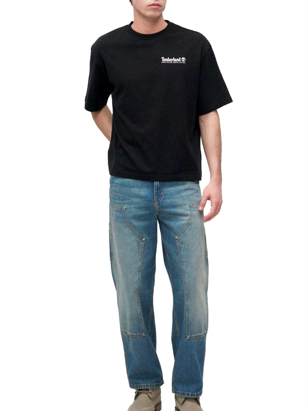 TIMBERLAND T-shirt Uomo - Nero modello TB0A5MQR0011