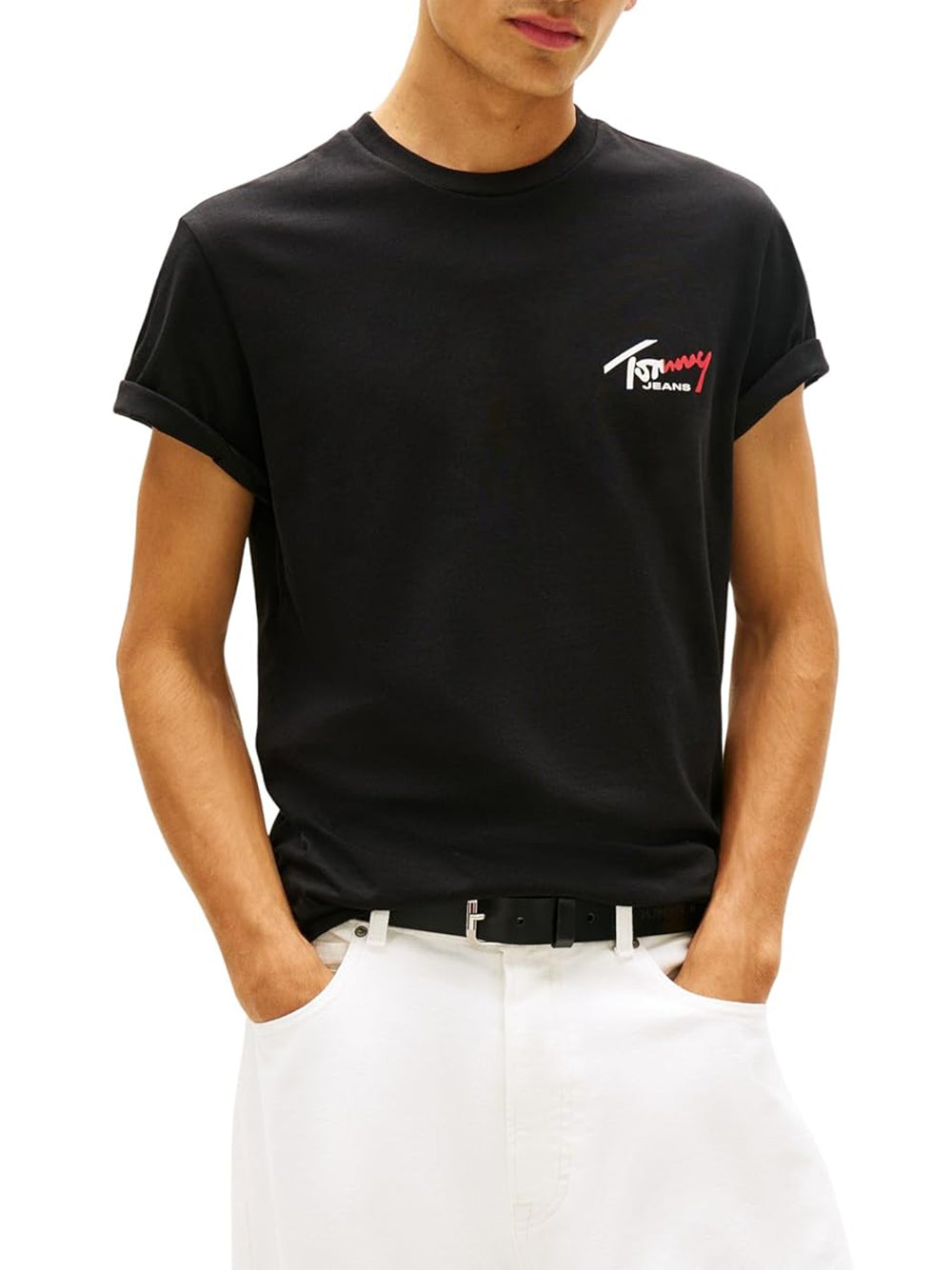 TOMMY HILFIGER T-shirt Uomo - Black modello DM0DM22538BDS