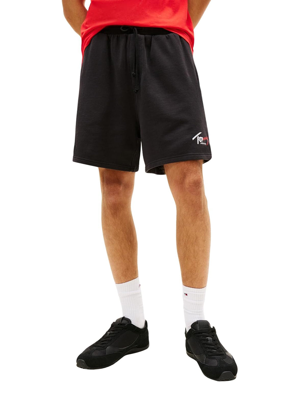 TOMMY HILFIGER Shorts Uomo - Black modello DM0DM23017BDS