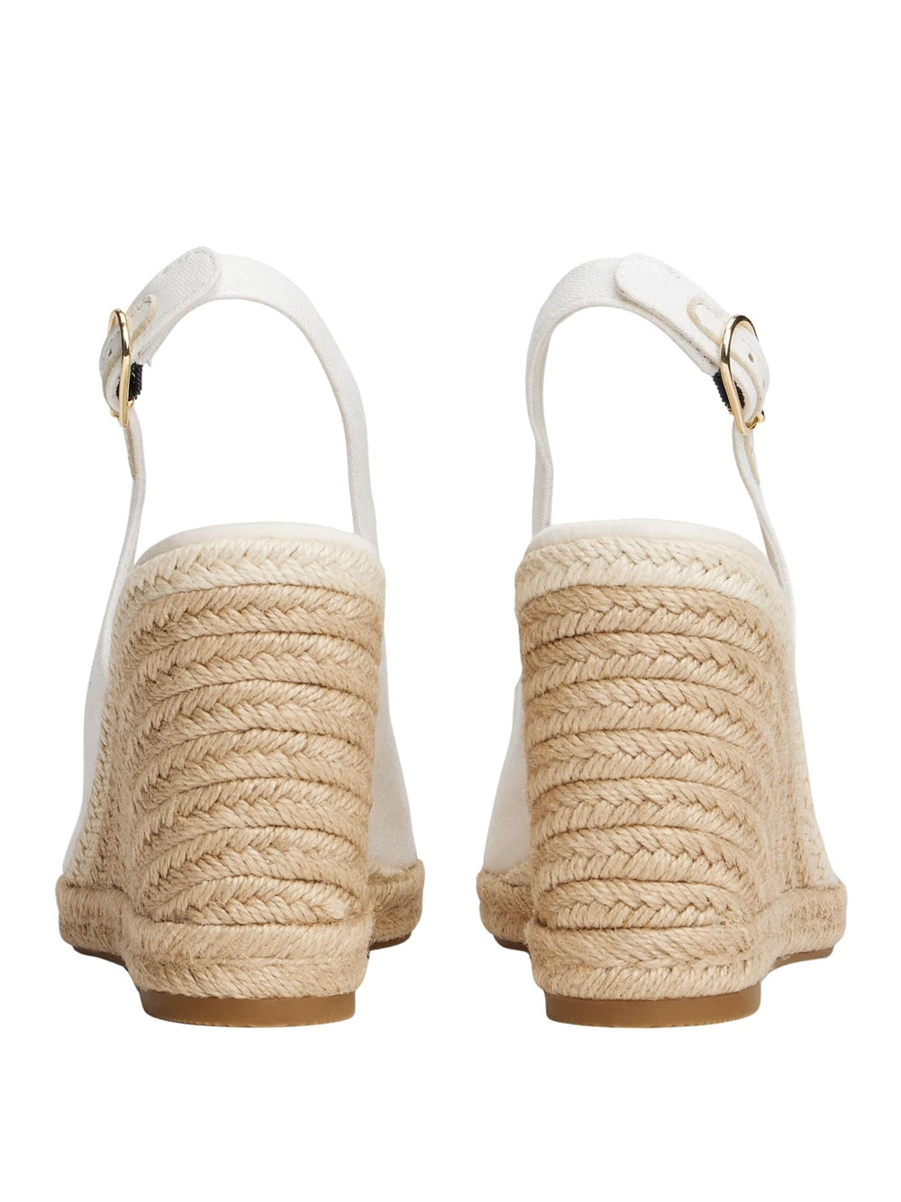 TOMMY HILFIGER Sandali con zeppa Donna - Ecru modello FW0FW09343YBL