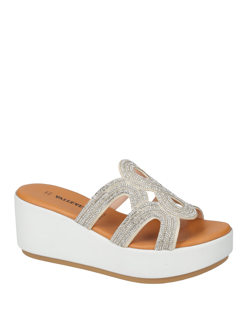 VALLEVERDE Sandali con zeppa Donna - Silver modello 24404