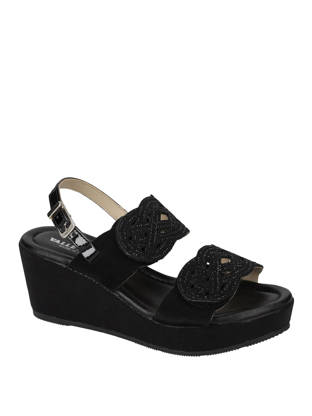 VALLEVERDE Sandali con zeppa Donna - Nero modello 32210