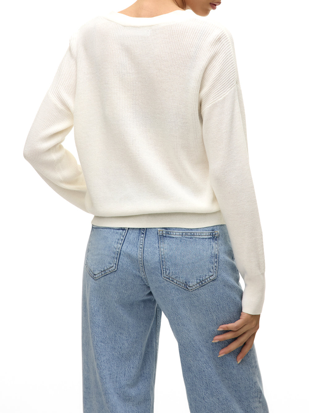 VERO MODA Cardigan Donna - Bianco modello 10281878