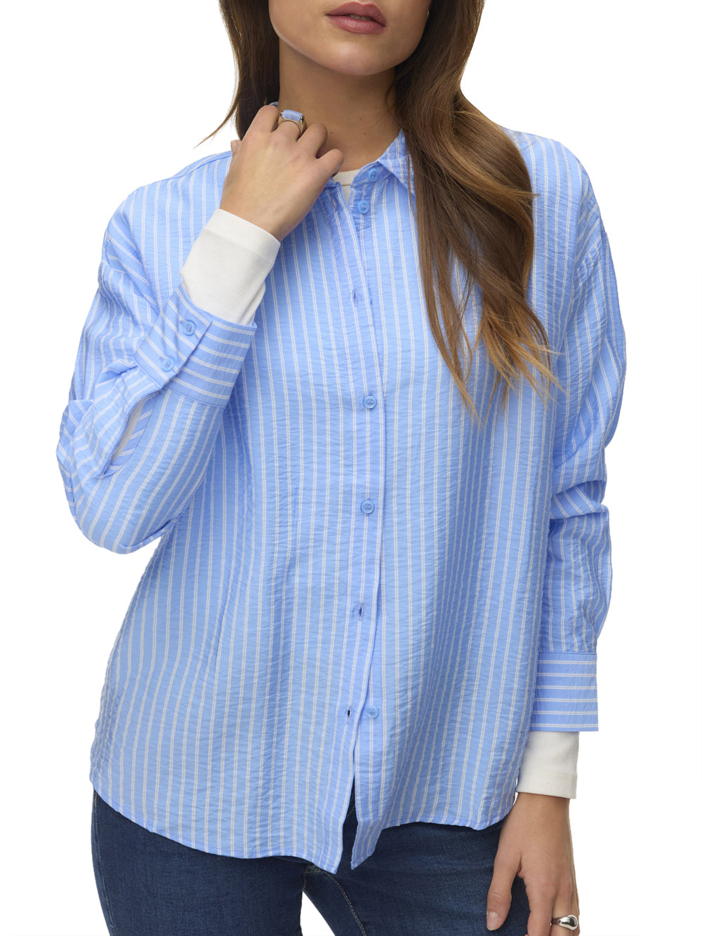 VERO MODA Camicia Donna - Blu modello 10340687