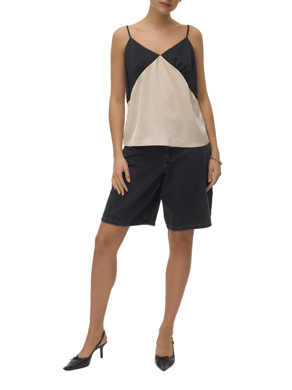 VERO MODA Top Donna - Nero modello 10341487