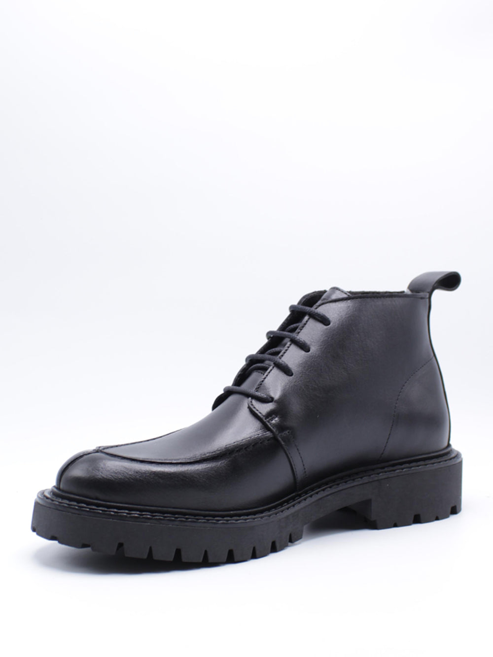 AMBITIOUS Stivaletti moc toe boots Uomo - Nero modello 13701-6583AM