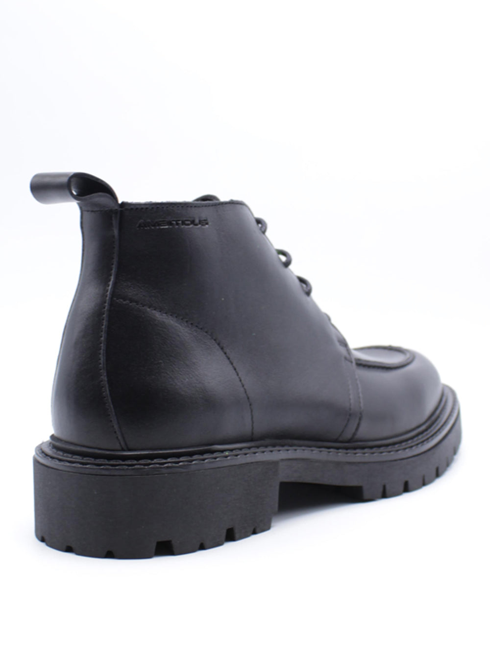 AMBITIOUS Stivaletti moc toe boots Uomo - Nero modello 13701-6583AM