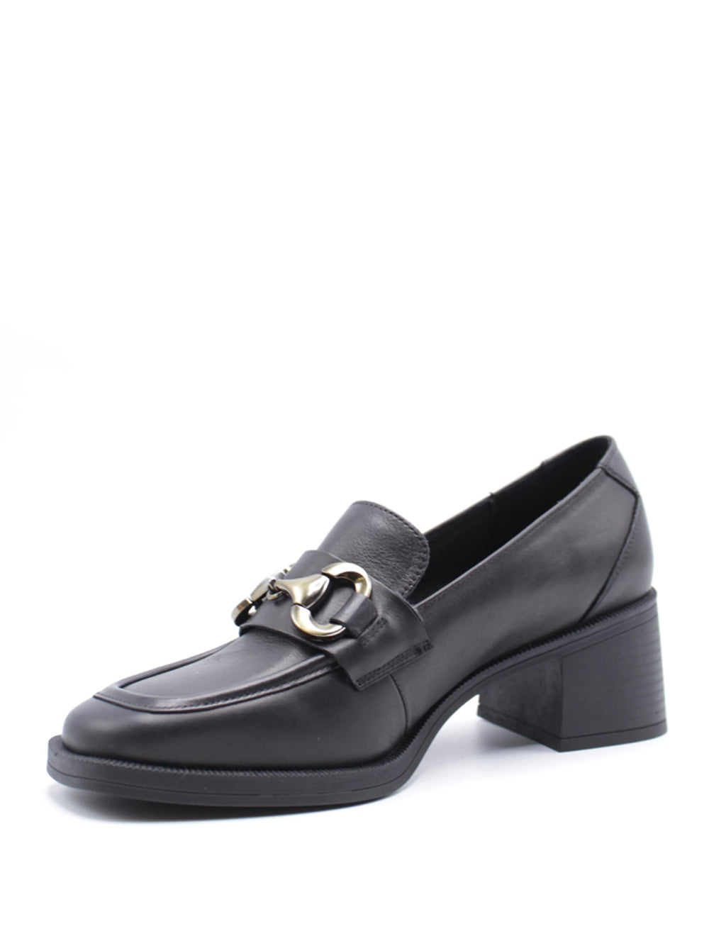 CARMELA Mocassini con tacco Donna - Nero modello 162001