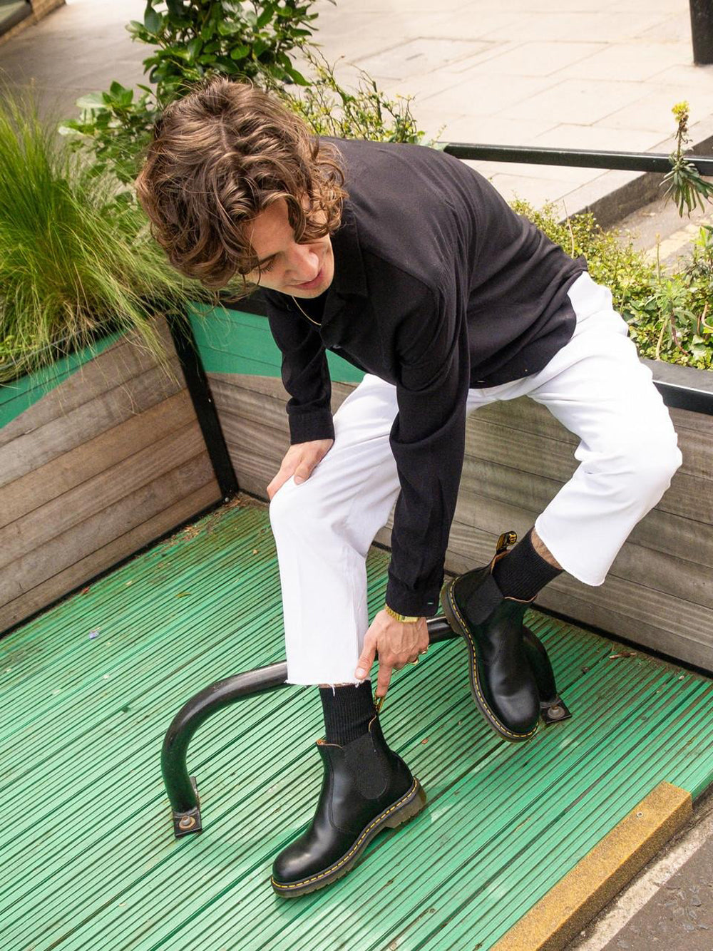 MARTENS Stivaletti beatles Uomo Nero modello 2976YS 2976YS