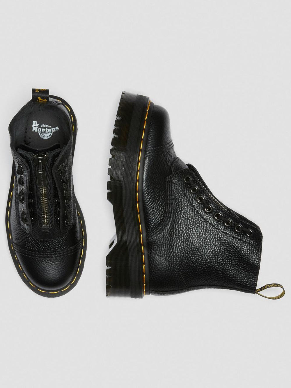 DR. MARTENS Stivaletti platform Donna - Nero modello SINCLAIR