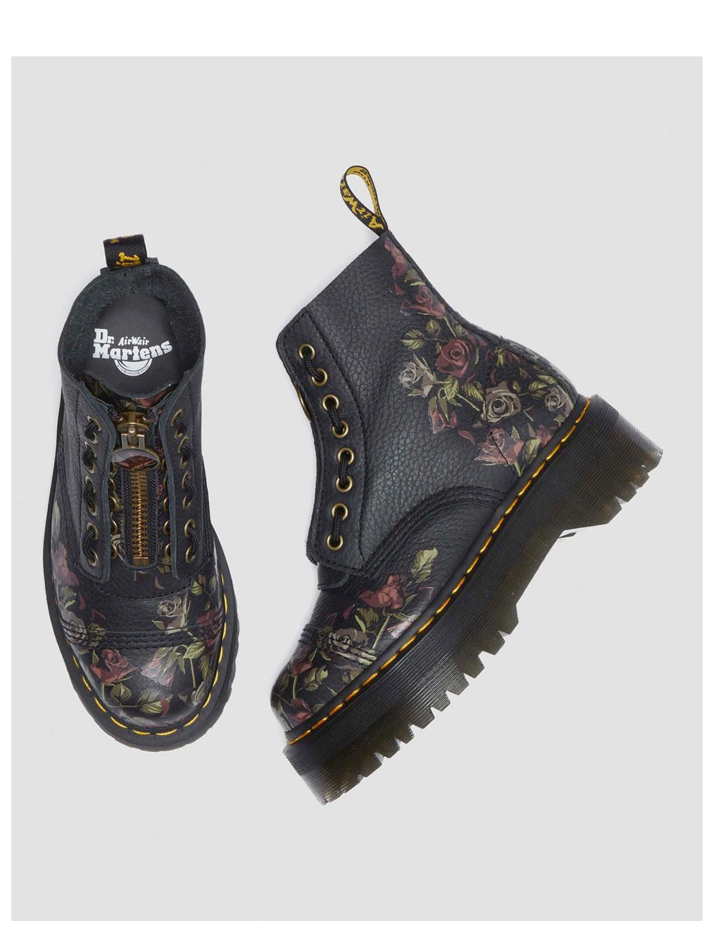 DR. MARTENS Stivaletti platform Donna - Nero modello SINCLAIR