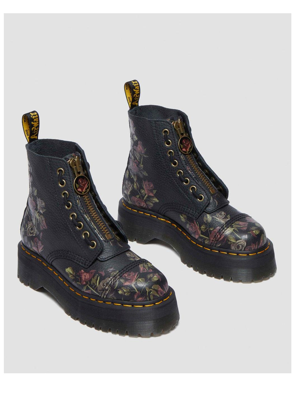 DR. MARTENS Stivaletti platform Donna - Nero modello SINCLAIR