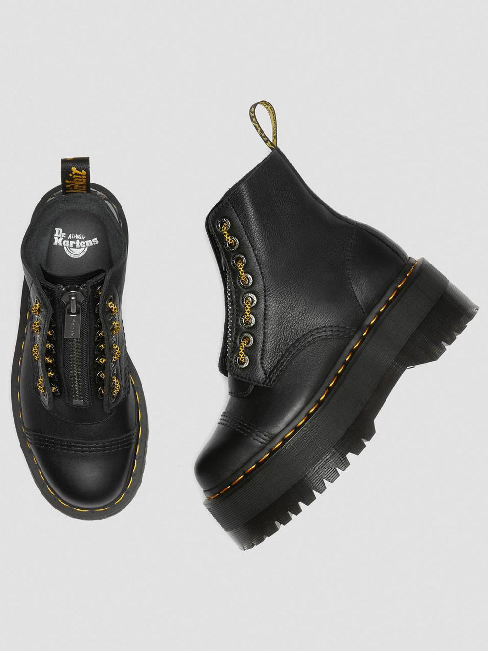 DR. MARTENS Stivaletti platform Donna - Nero modello SINCLAIRMAX