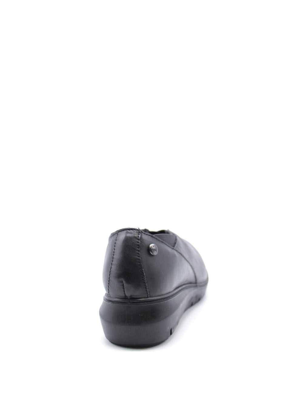 Mocassini Donna ENVAL SOFT In Pelle Nera – Con Zeppa Bassa 4cm, Fodera Memory Foam, Modello 6773900