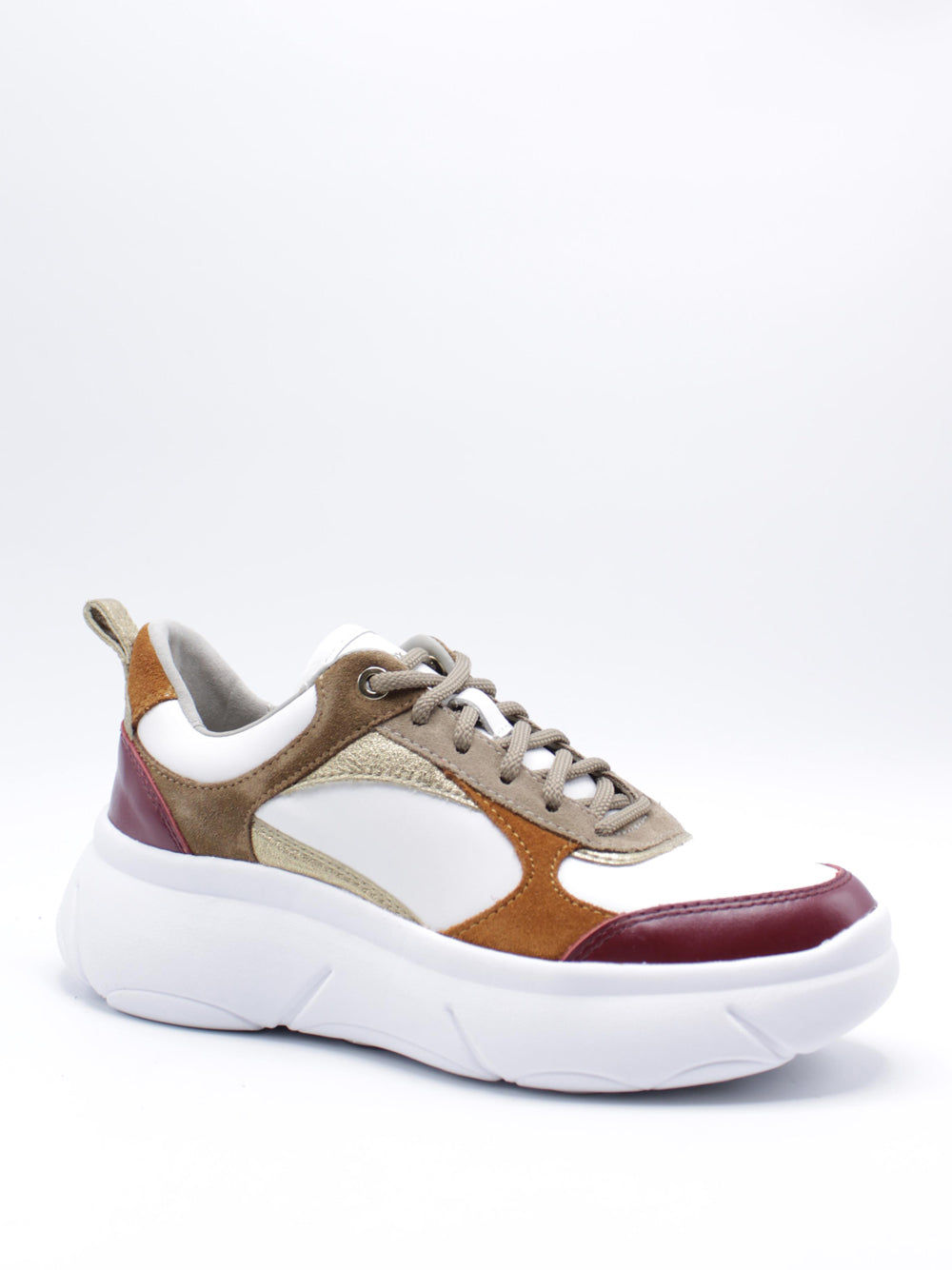 GEOX Sneakers platform Donna - Bianco modello D46NHD