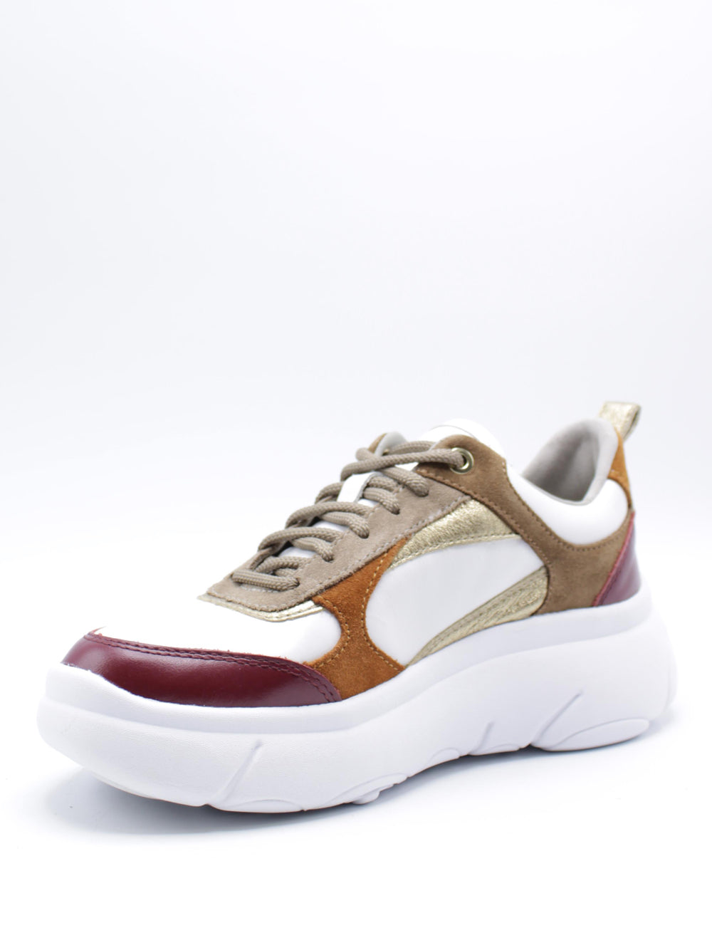 GEOX Sneakers platform Donna - Bianco modello D46NHD