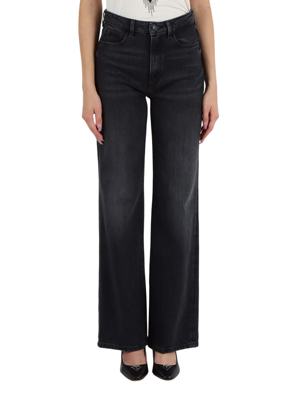 GUESS Pantalone Donna - Nero modello W4BA1AD4QD1