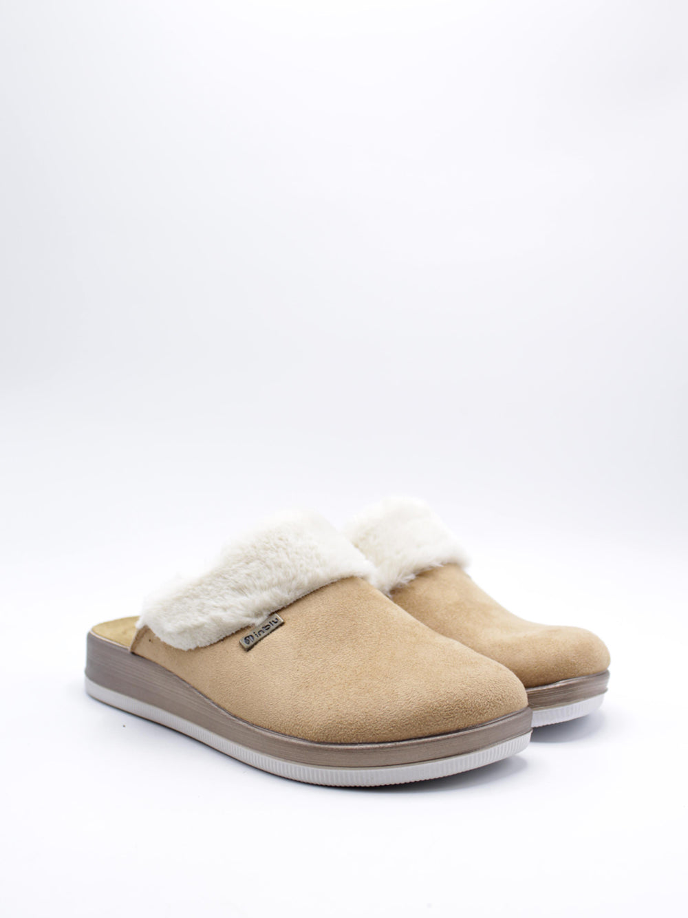 INBLU Ciabatte Donna - Beige modello CT36