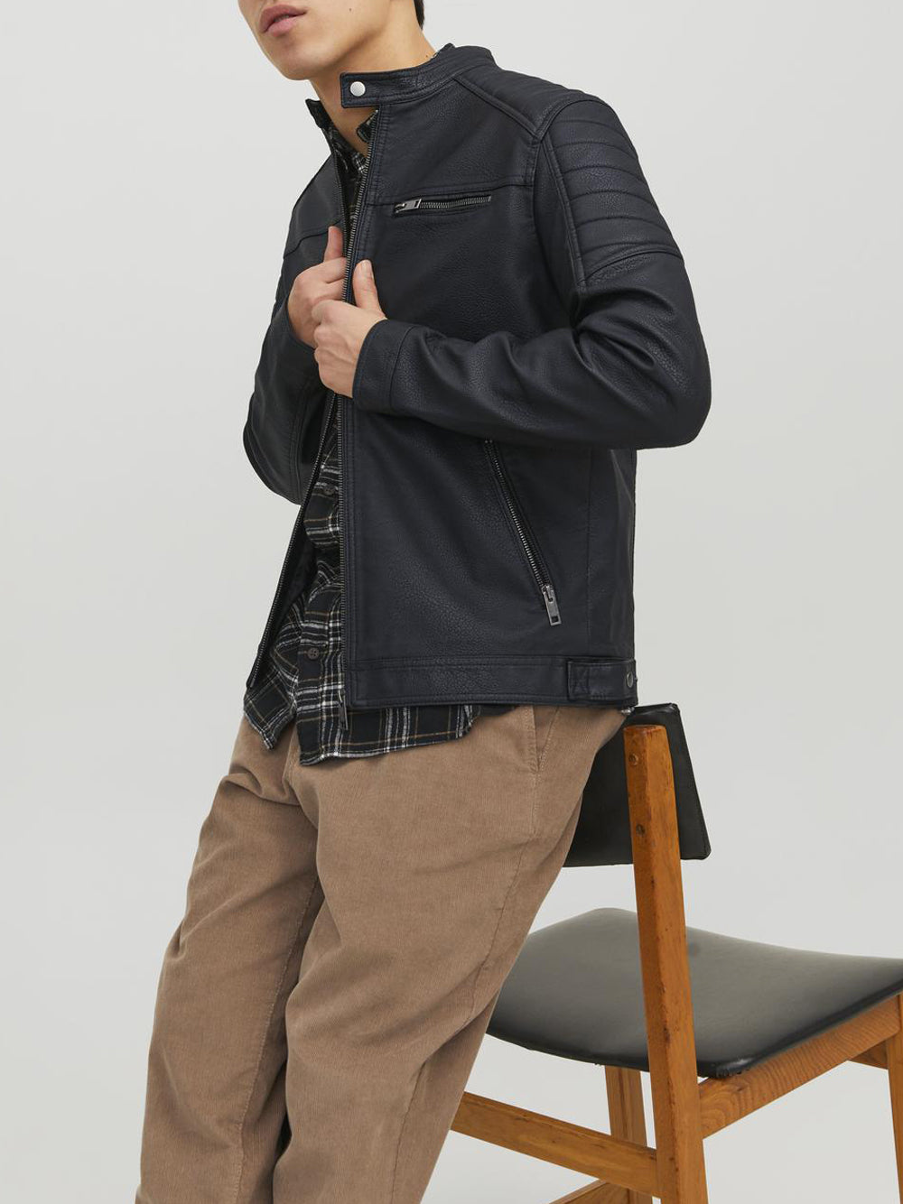 JACK&JONES Giubbino Uomo - Nero modello 12147218