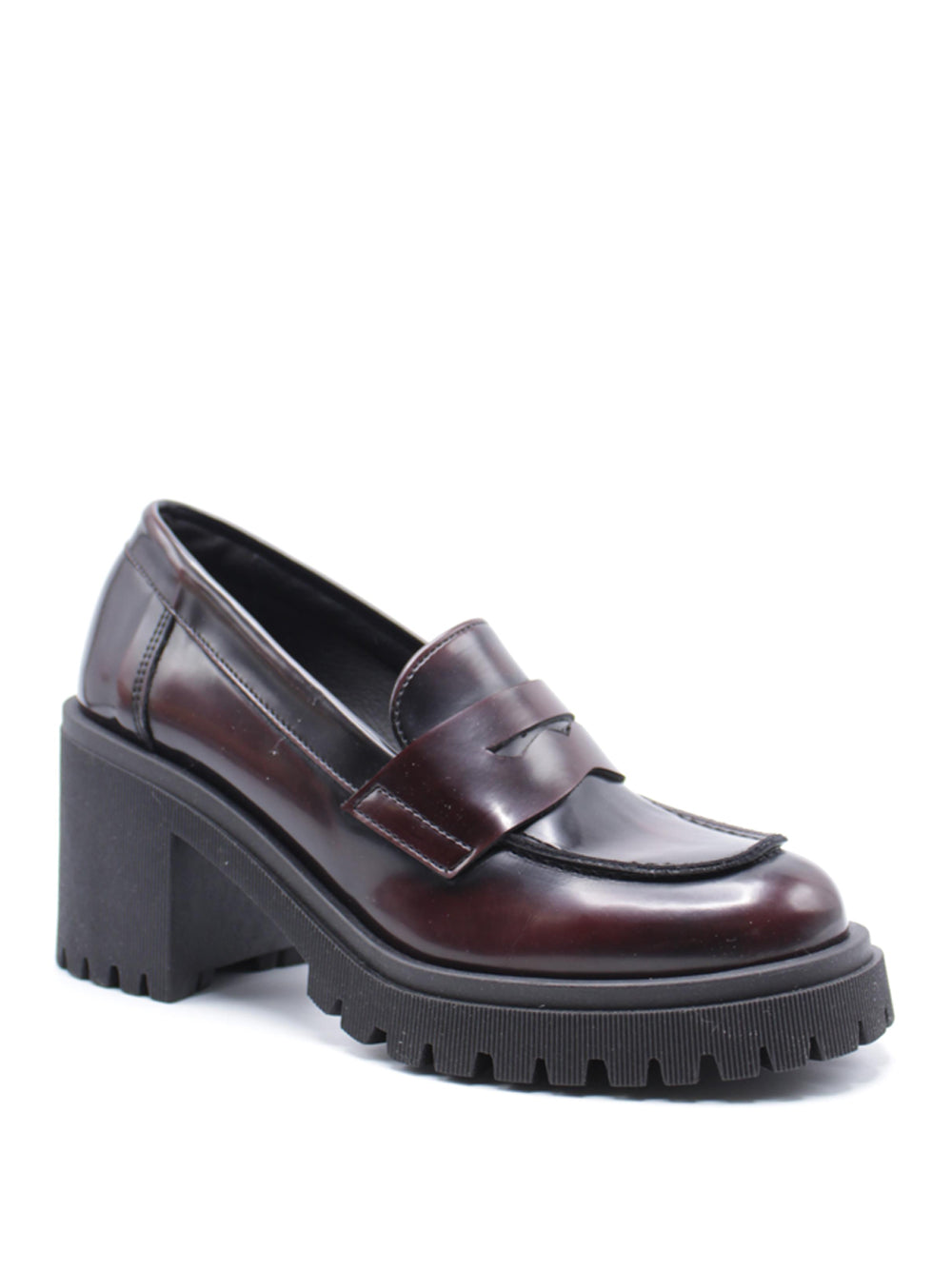 NACREE Mocassini con tacco Donna - Bordò modello 6007004