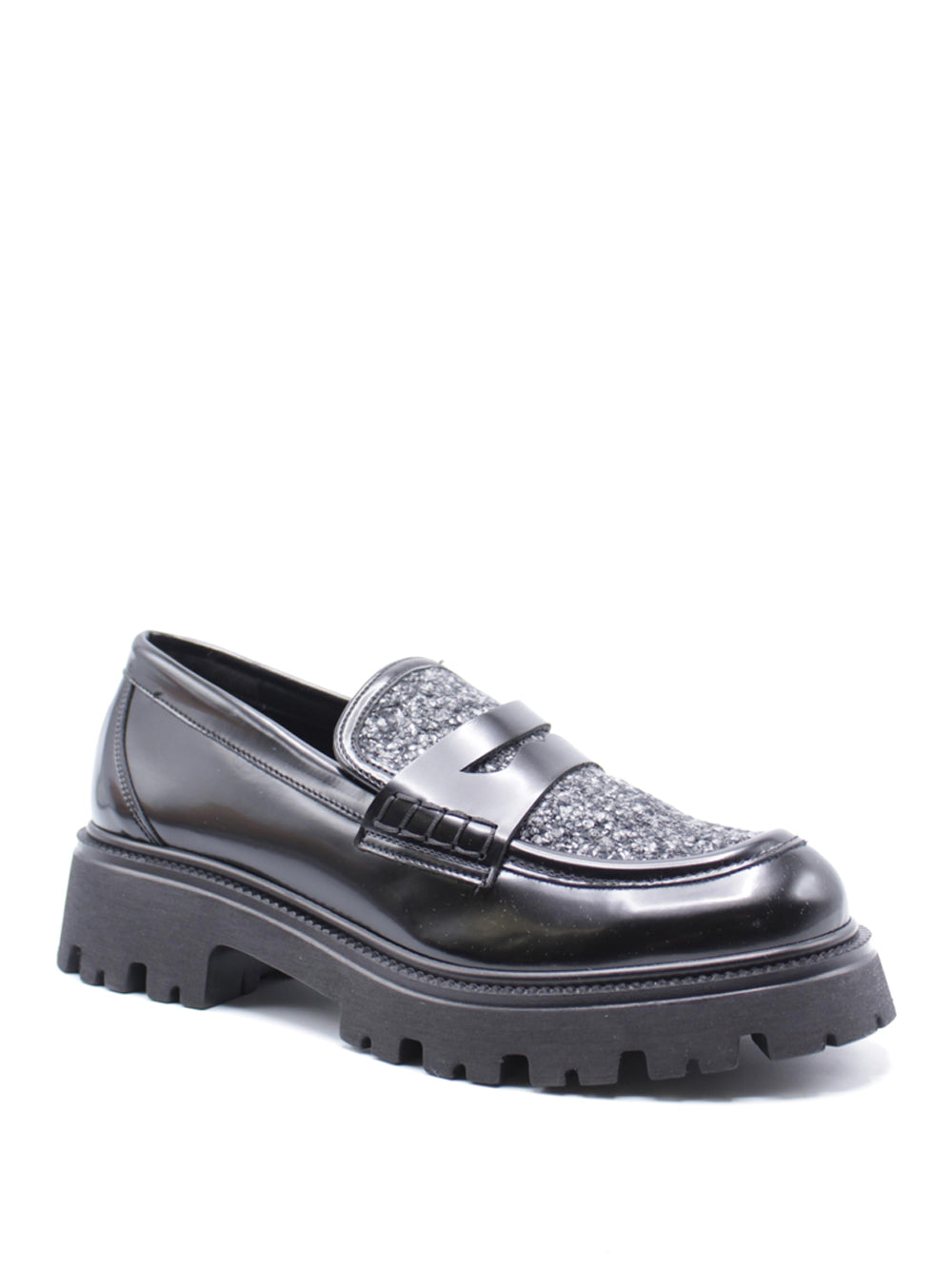 NACREE Mocassini platform Donna - Nero modello 631T083