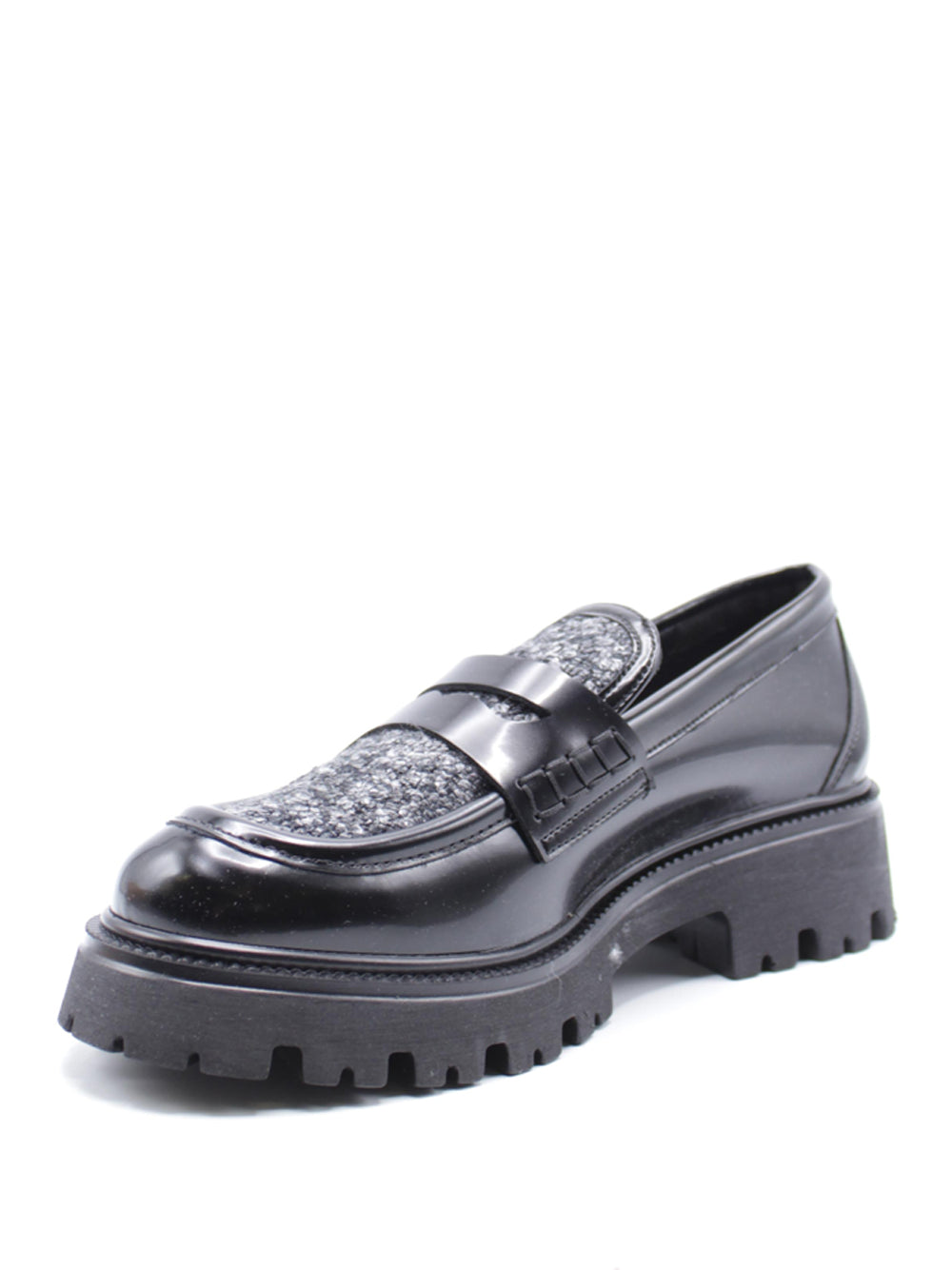 NACREE Mocassini platform Donna - Nero modello 631T083