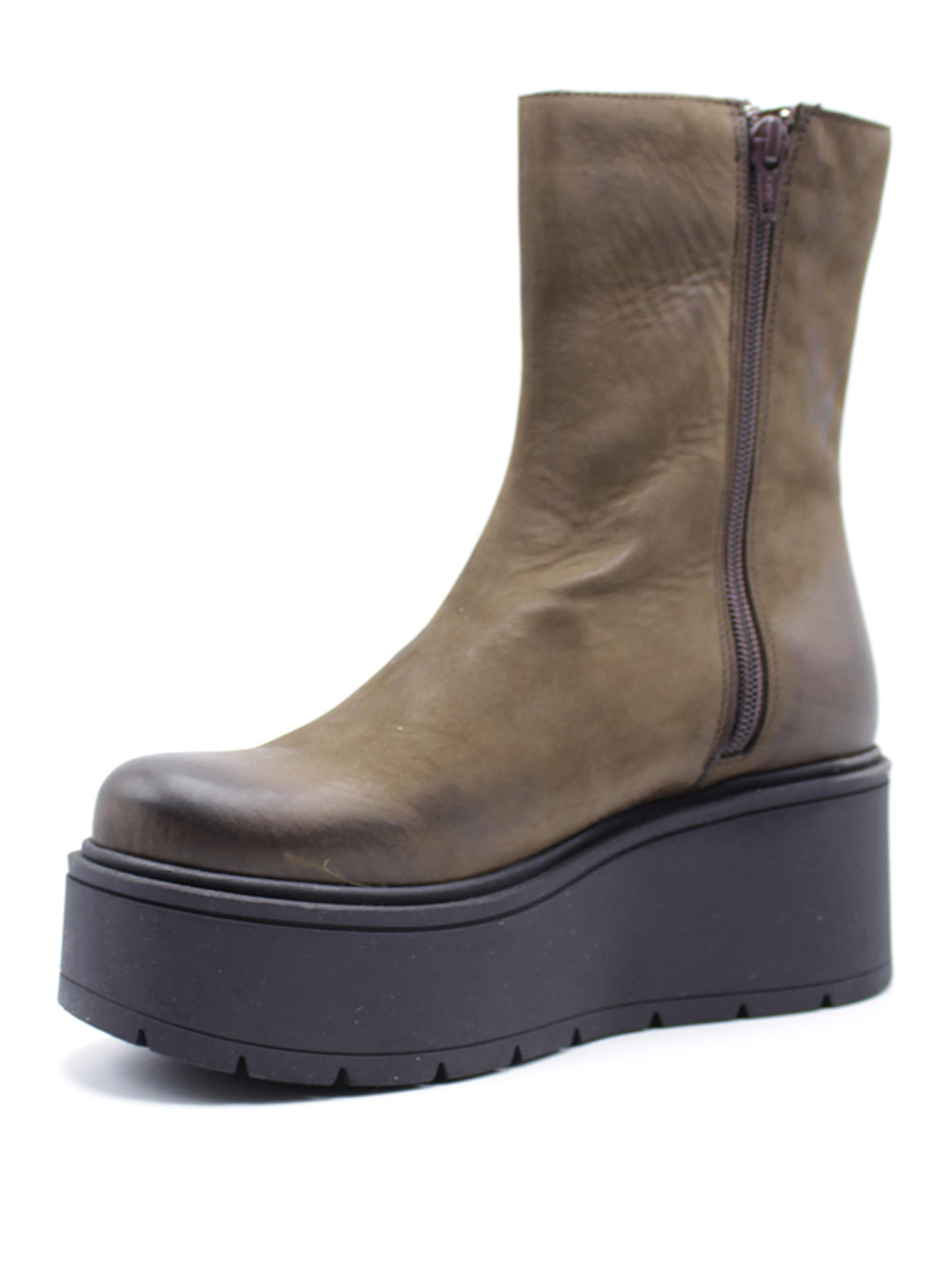 RSHOES Stivaletti platform Donna - Marrone modello F03