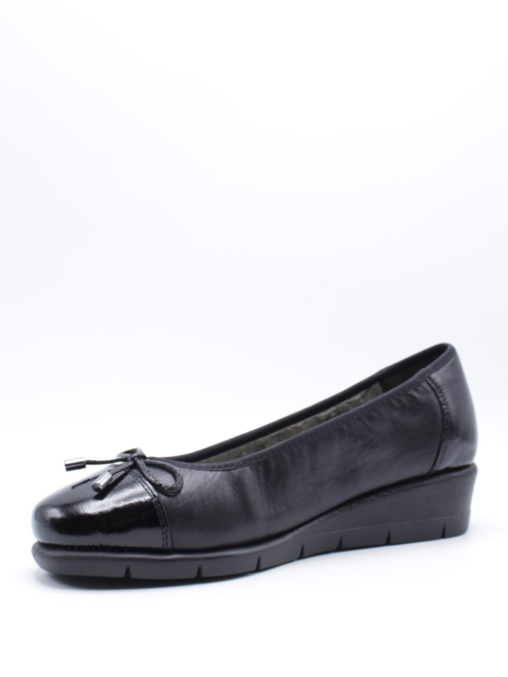 VALLEVERDE Mocassini con zeppa Donna - Nero modello VS10202
