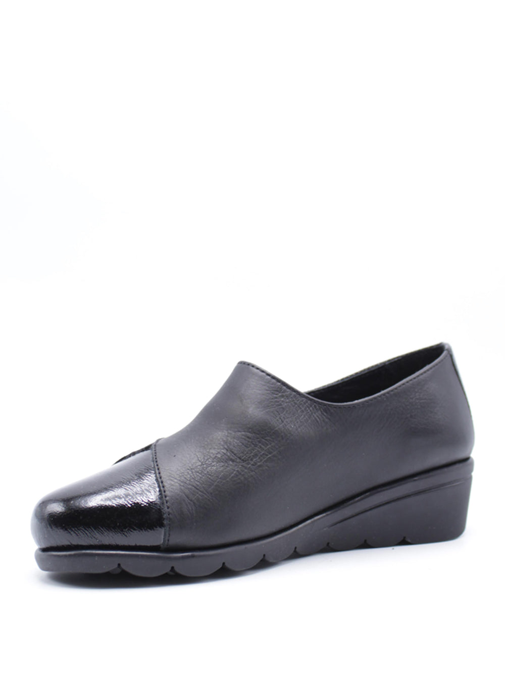 VALLEVERDE Mocassini con zeppa Donna - Nero modello VS10304