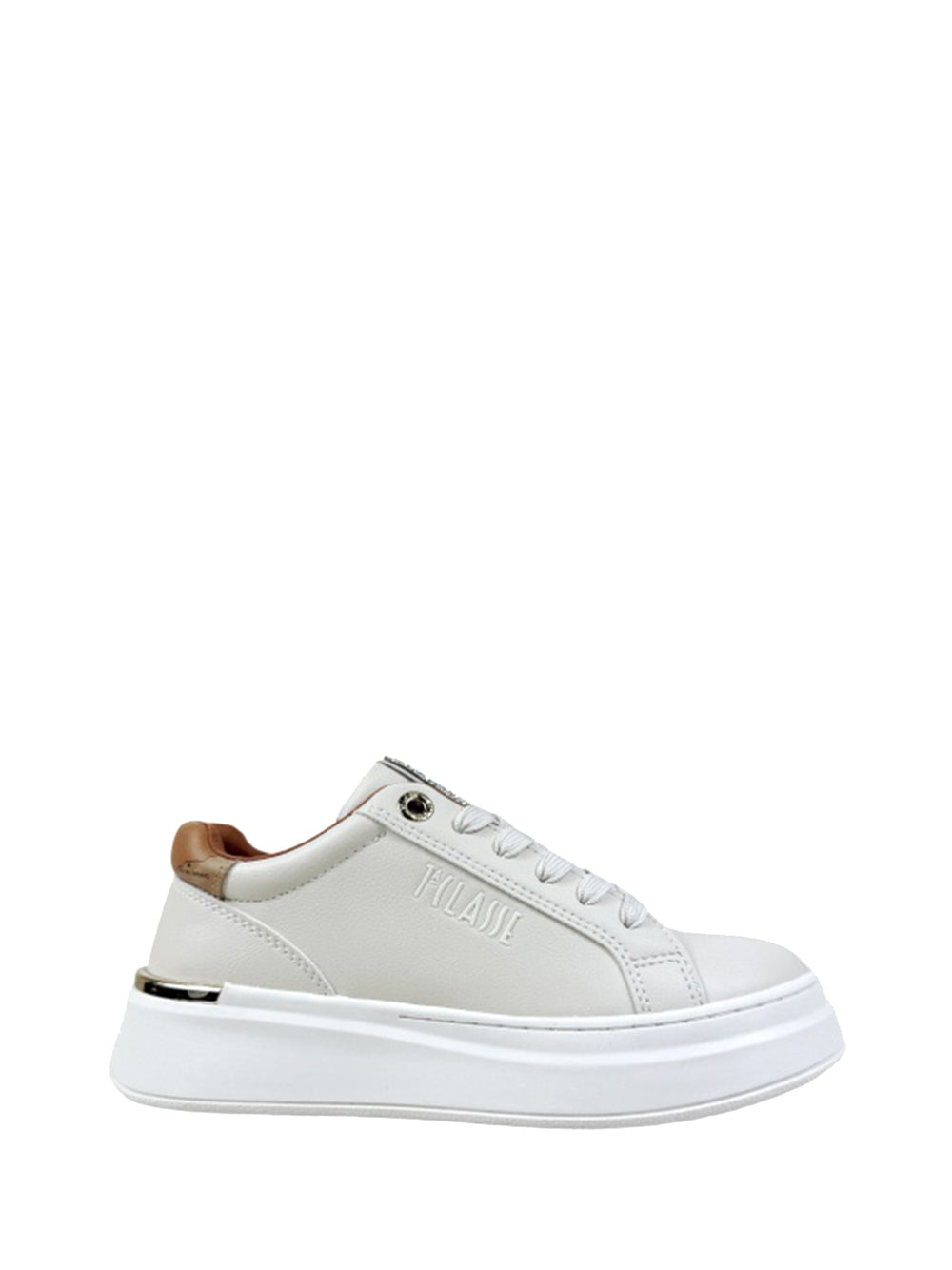 1^CLASSE Sneakers platform Donna - Bianco modello 2267