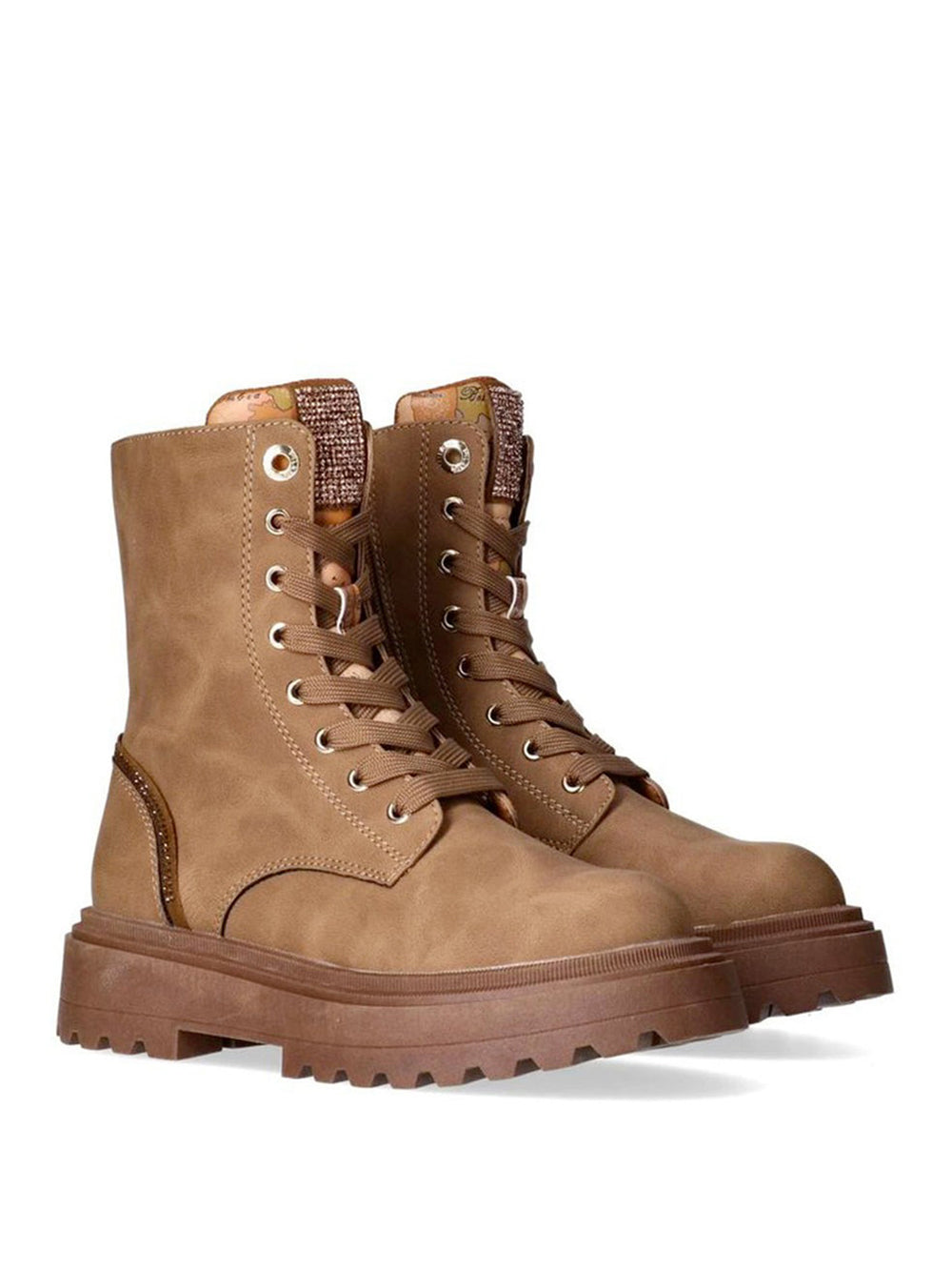 1^CLASSE Stivaletti anfibio Donna - Beige modello 2319