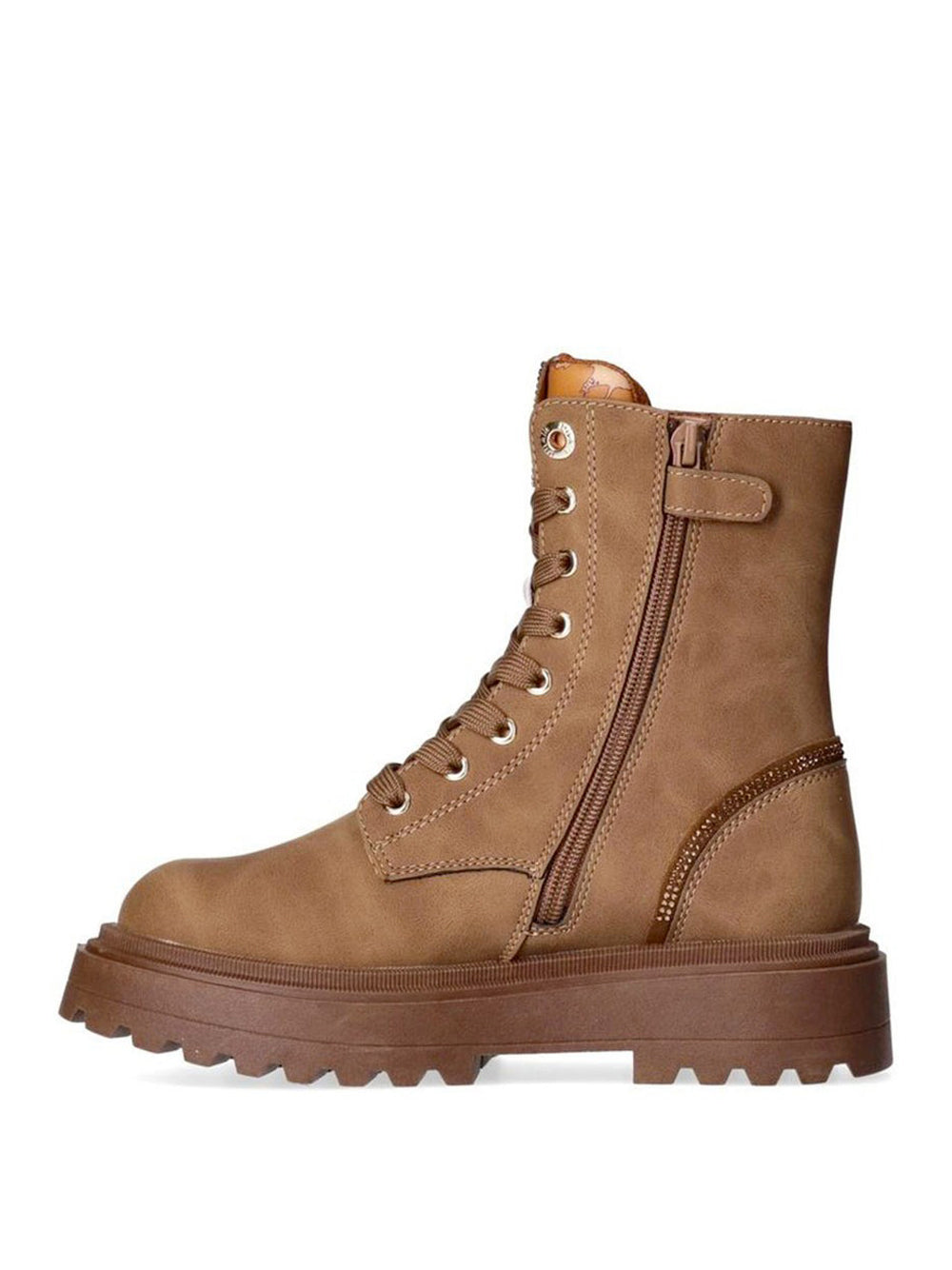 1^CLASSE Stivaletti anfibio Donna - Beige modello 2319