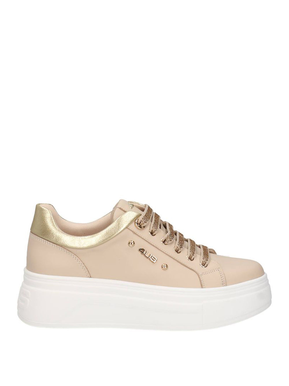 4US Sneakers platform Donna - Beige modello 4BV141