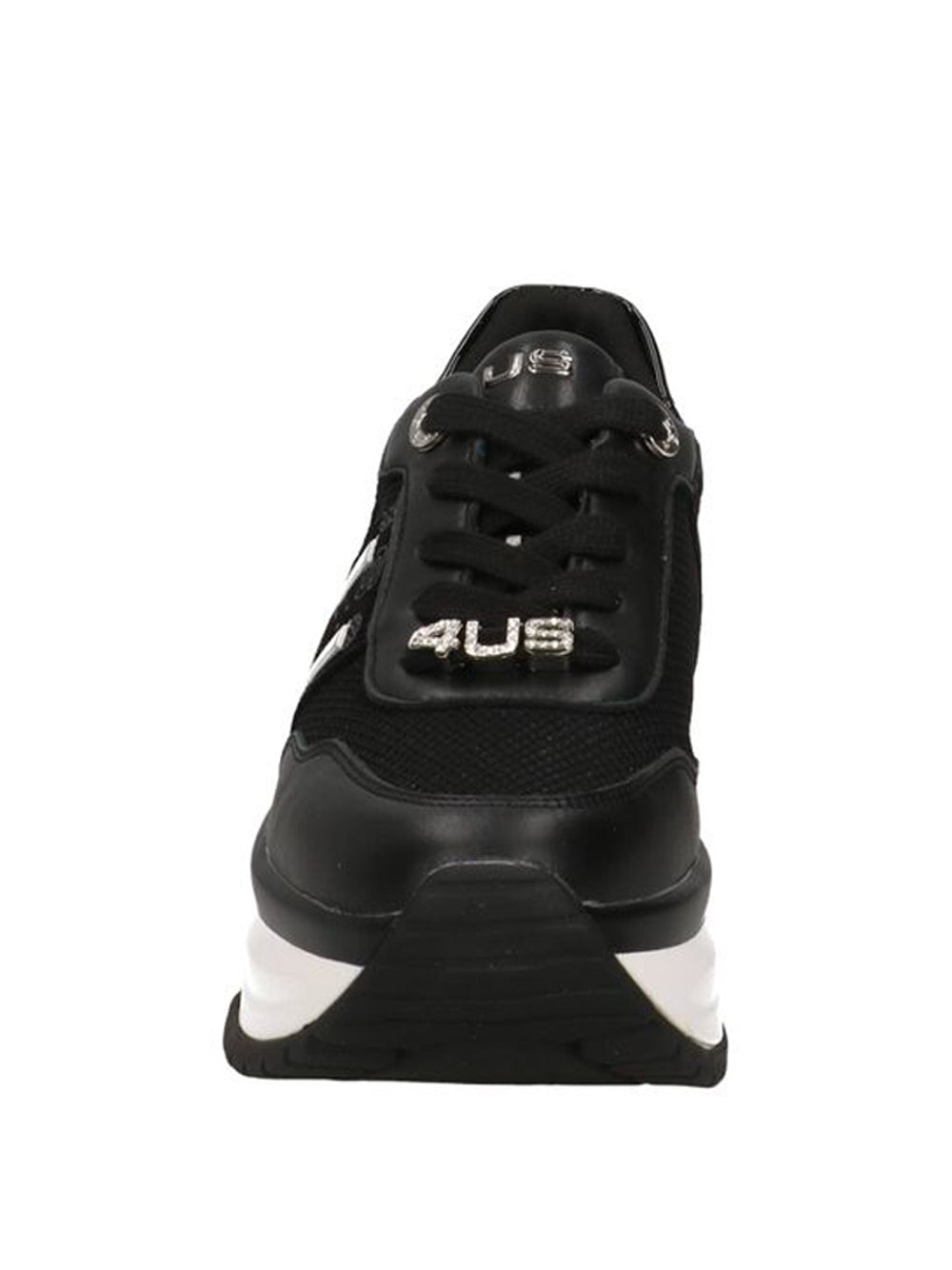 4US Sneakers platform Donna - Nero modello 4BV156