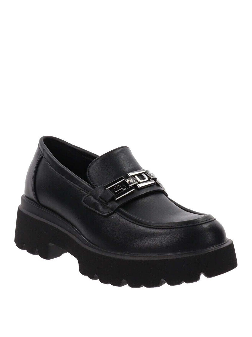 4US KIDS Mocassini platform Donna - Nero modello 4BX113