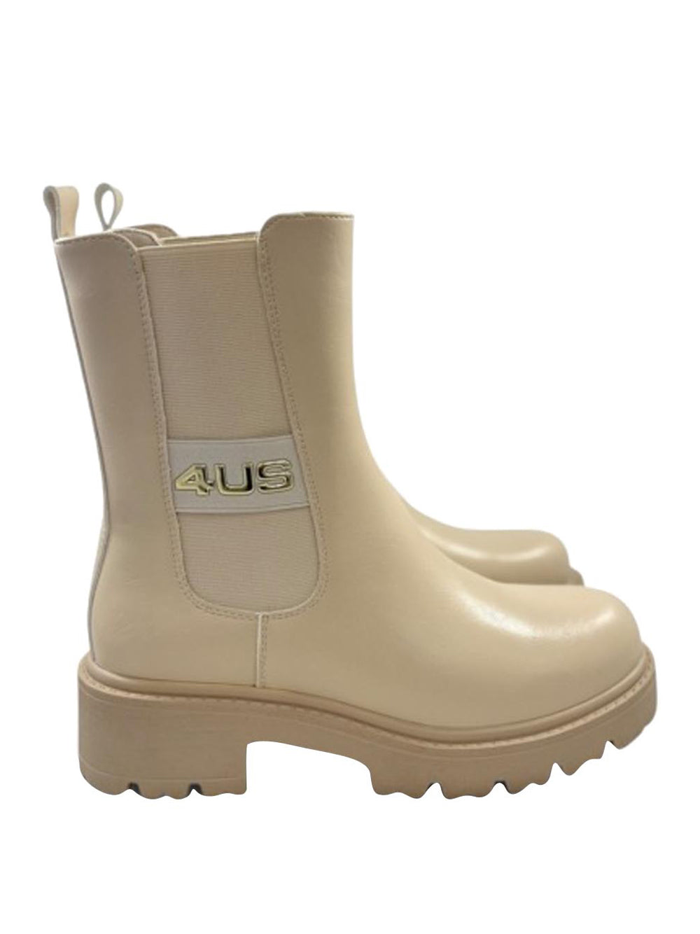 4US KIDS Stivaletti beatles Donna - Beige modello 4BX121