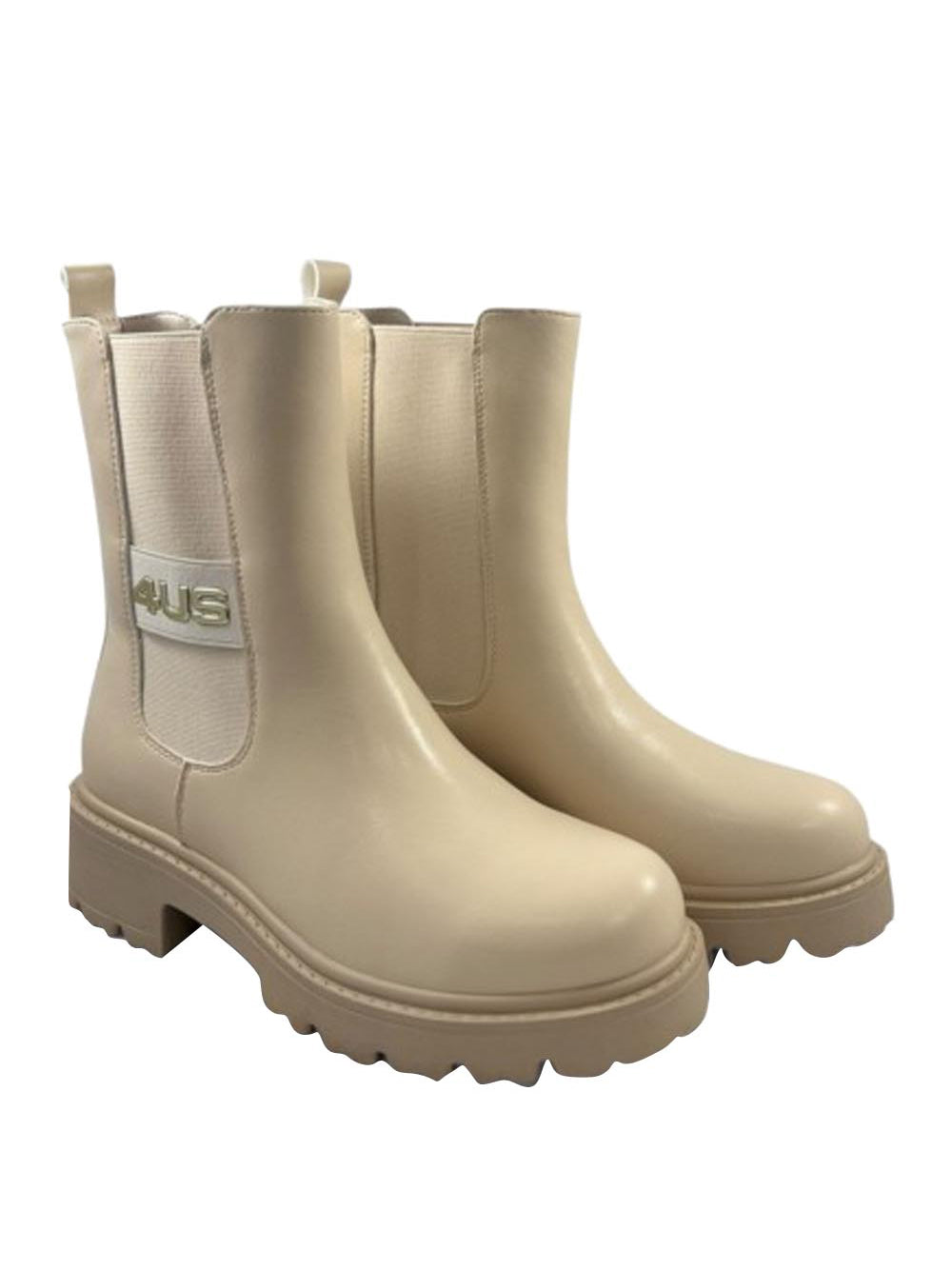 4US KIDS Stivaletti beatles Donna - Beige modello 4BX121